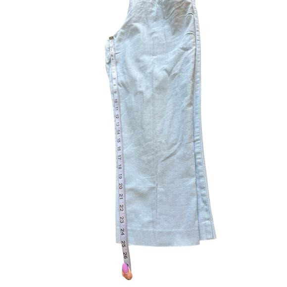 Christian Dior Actifs Pants Women's Blue Basic Casual Pull On Cropped Medium - Picture 10 of 11